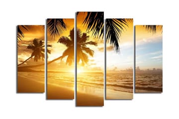 Canvasmålning Dekorativ 5 Delar - Flerfärgad - Inredning - Tavlor & posters - Canvastavla