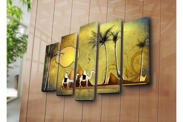 Canvasmålning Dekorativ 5 Delar - Flerfärgad - Inredning - Tavlor & posters - Canvastavla
