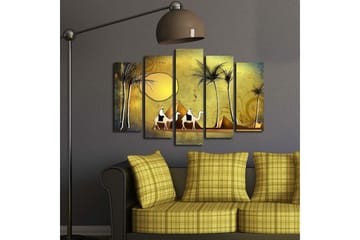 Canvasmålning Dekorativ 5 Delar - Flerfärgad - Inredning - Tavlor & posters - Canvastavla