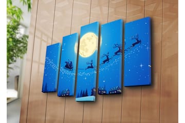 Canvasmålning Dekorativ 5 Delar - Flerfärgad - Inredning - Tavlor & posters - Canvastavla