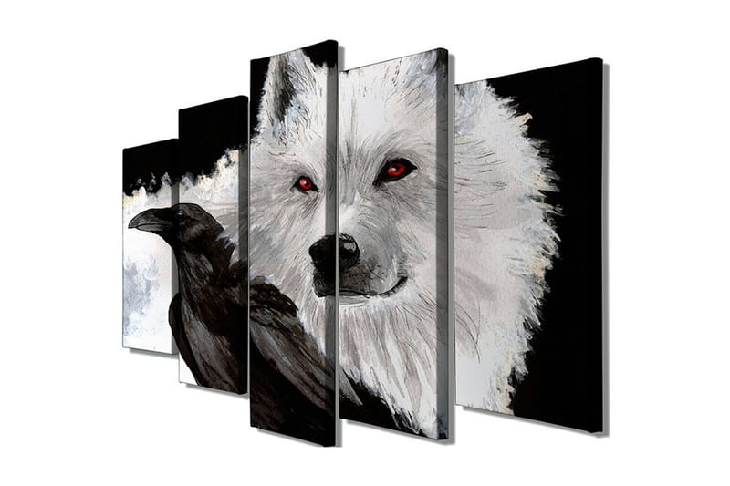 Canvasmålning Dekorativ 5 Delar - Flerfärgad - Inredning - Tavlor & posters - Canvastavla