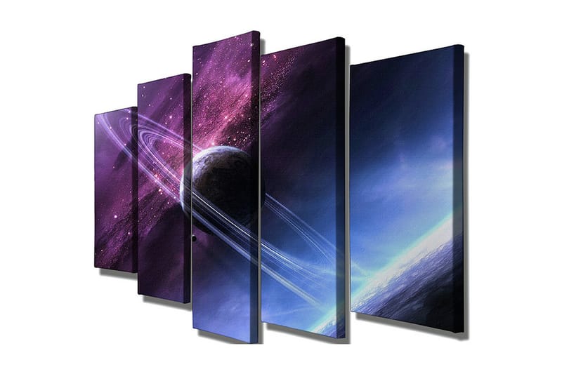 Canvasmålning Dekorativ 5 Delar - Flerfärgad - Inredning - Tavlor & posters - Canvastavla
