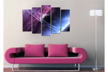 Canvasmålning Dekorativ 5 Delar - Flerfärgad - Inredning - Tavlor & posters - Canvastavla