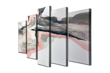 Canvasmålning Dekorativ 5 Delar - Flerfärgad - Inredning - Tavlor & posters - Canvastavla