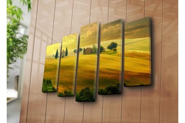 Canvasmålning Dekorativ 5 Delar - Flerfärgad - Inredning - Tavlor & posters - Canvastavla