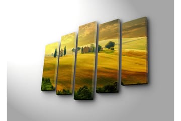 Canvasmålning Dekorativ 5 Delar - Flerfärgad - Inredning - Tavlor & posters - Canvastavla