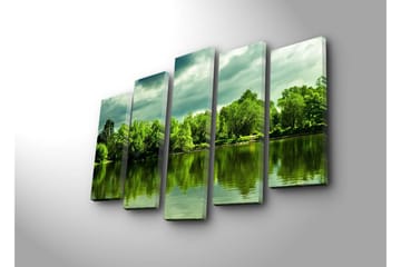 Canvasmålning Dekorativ 5 Delar - Flerfärgad - Inredning - Tavlor & posters - Canvastavla