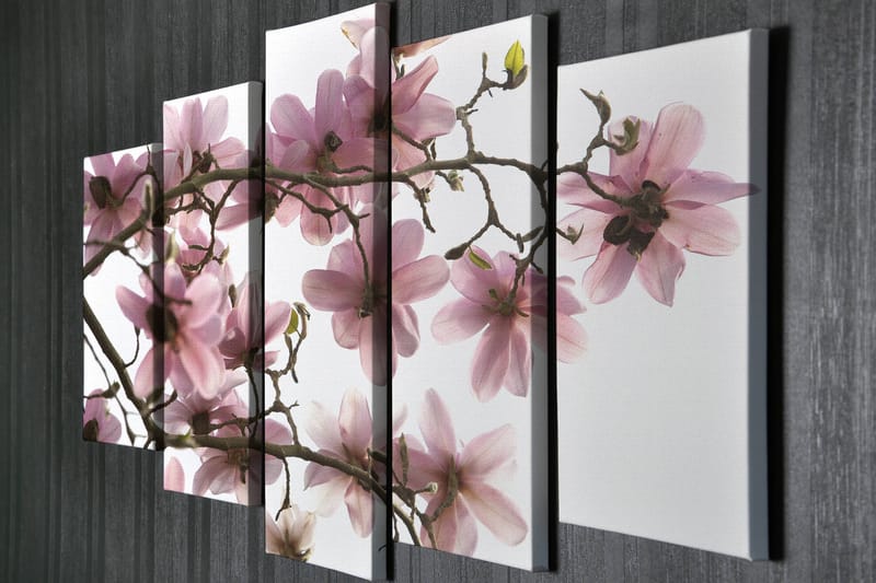 Canvasmålning Dekorativ 5 Delar - Flerfärgad - Inredning - Tavlor & posters - Canvastavla