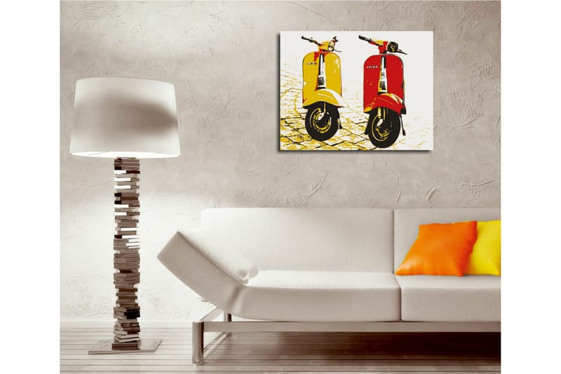 Canvasmålning Dekorativ - Flerfärgad - Inredning - Tavlor & posters - Canvastavla