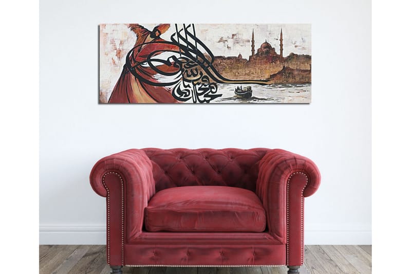 Canvasmålning Dekorativ - Flerfärgad - Inredning - Tavlor & posters - Canvastavla