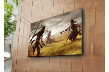 Canvasmålning Dekorativ - Flerfärgad - Inredning - Tavlor & posters - Canvastavla