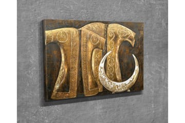 Canvasmålning Dekorativ - Flerfärgad - Inredning - Tavlor & posters - Canvastavla
