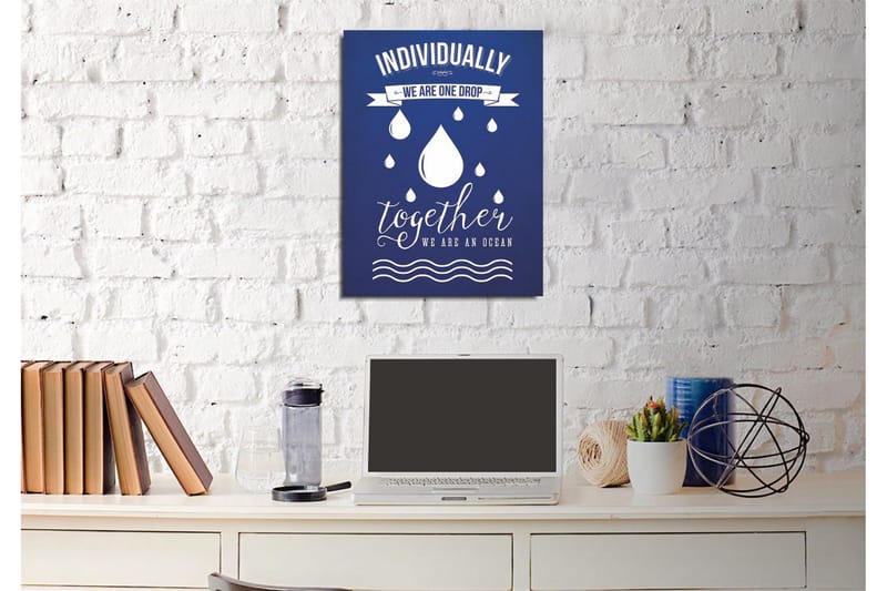 Canvasmålning Dekorativ - Flerfärgad - Inredning - Tavlor & posters - Canvastavla