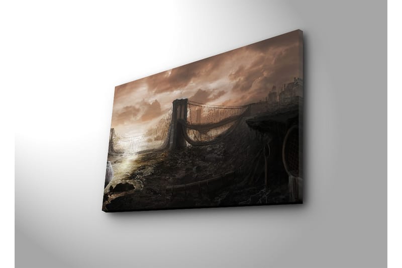 Canvasmålning Dekorativ - Flerfärgad - Inredning - Tavlor & posters - Canvastavla