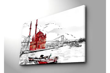 Canvasmålning Dekorativ - Flerfärgad - Inredning - Tavlor & posters - Canvastavla