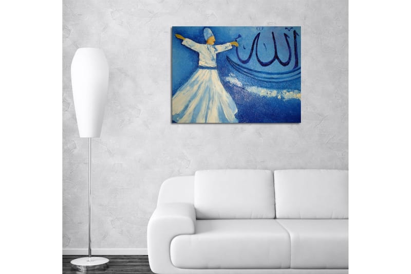 Canvasmålning Dekorativ - Flerfärgad - Inredning - Tavlor & posters - Canvastavla