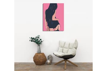 Canvasmålning Dekorativ - Flerfärgad - Inredning - Tavlor & posters - Canvastavla
