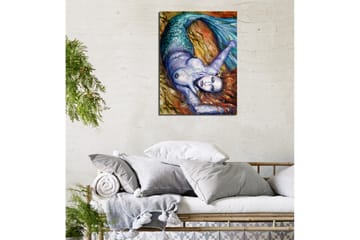 Canvasmålning Dekorativ - Flerfärgad - Inredning - Tavlor & posters - Canvastavla