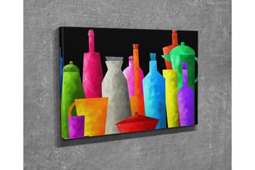 Canvasmålning Dekorativ - Flerfärgad - Inredning - Tavlor & posters - Canvastavla