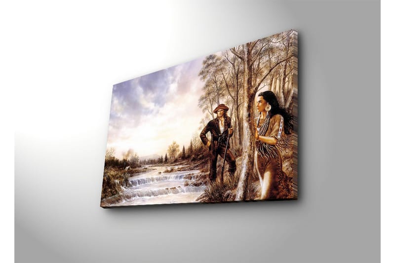 Canvasmålning Dekorativ - Flerfärgad - Inredning - Tavlor & posters - Canvastavla