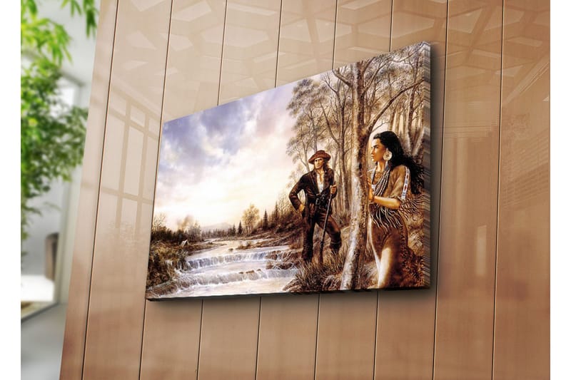 Canvasmålning Dekorativ - Flerfärgad - Inredning - Tavlor & posters - Canvastavla