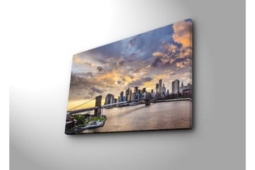 Canvasmålning Dekorativ - Flerfärgad - Inredning - Tavlor & posters - Canvastavla