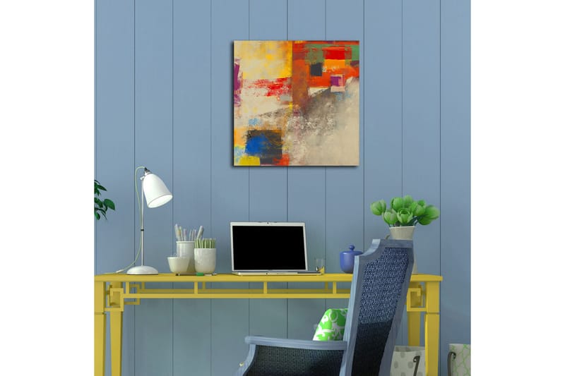 Canvasmålning Dekorativ - Flerfärgad - Inredning - Tavlor & posters - Canvastavla