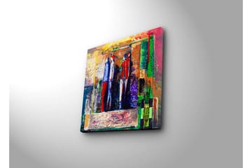 Canvasmålning Dekorativ - Flerfärgad - Inredning - Tavlor & posters - Canvastavla