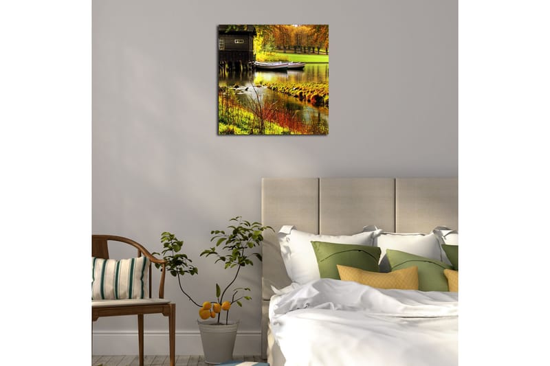 Canvasmålning Dekorativ - Flerfärgad - Inredning - Tavlor & posters - Canvastavla