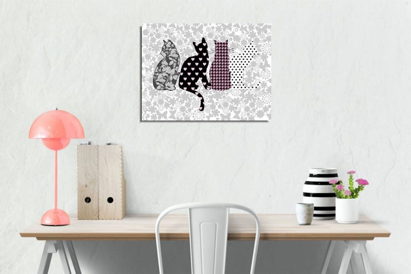 Canvasmålning Dekorativ - Flerfärgad - Inredning - Tavlor & posters - Canvastavla