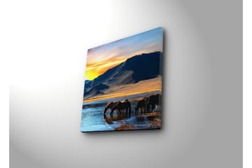 Canvasmålning Dekorativ - Flerfärgad - Inredning - Tavlor & posters - Canvastavla