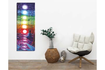 Canvasmålning Dekorativ - Flerfärgad - Inredning - Tavlor & posters - Canvastavla