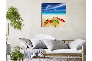 Canvasmålning Dekorativ - Flerfärgad - Inredning - Tavlor & posters - Canvastavla