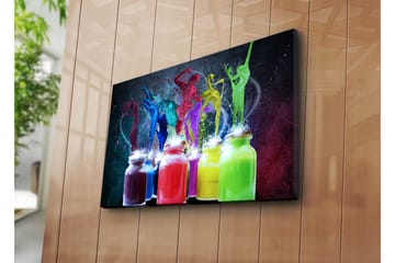 Canvasmålning Dekorativ - Flerfärgad - Inredning - Tavlor & posters - Canvastavla
