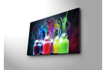 Canvasmålning Dekorativ - Flerfärgad - Inredning - Tavlor & posters - Canvastavla