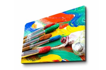 Canvasmålning Dekorativ - Flerfärgad - Inredning - Tavlor & posters - Canvastavla