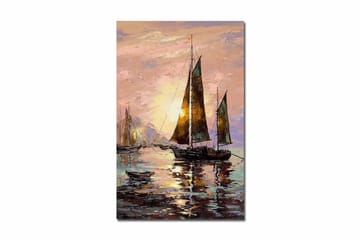 Canvasmålning Dekorativ - Flerfärgad - Inredning - Tavlor & posters - Canvastavla