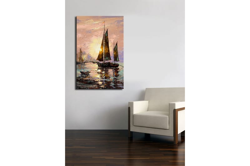 Canvasmålning Dekorativ - Flerfärgad - Inredning - Tavlor & posters - Canvastavla