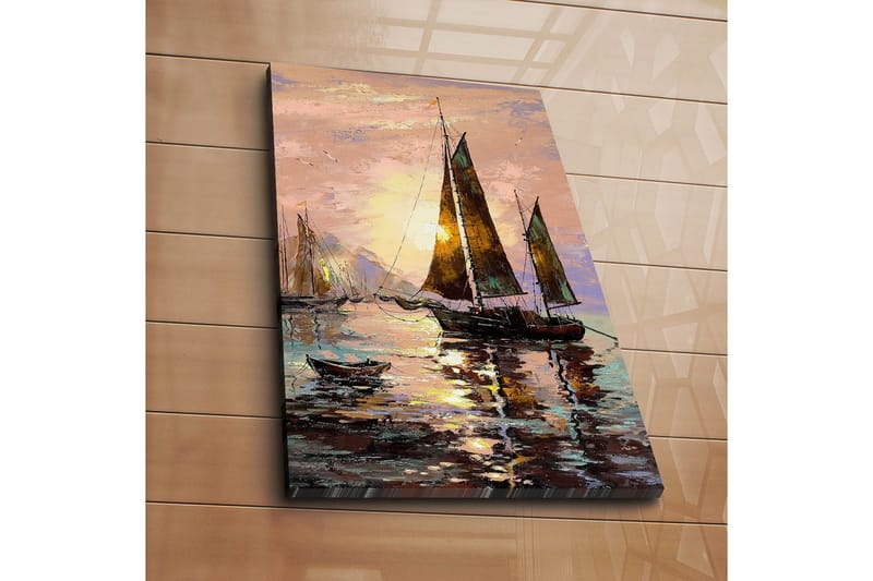 Canvasmålning Dekorativ - Flerfärgad - Inredning - Tavlor & posters - Canvastavla