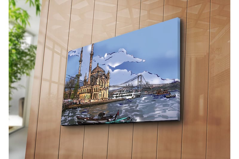 Canvasmålning Dekorativ - Flerfärgad - Inredning - Tavlor & posters - Canvastavla