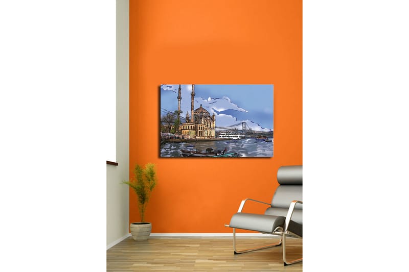 Canvasmålning Dekorativ - Flerfärgad - Inredning - Tavlor & posters - Canvastavla