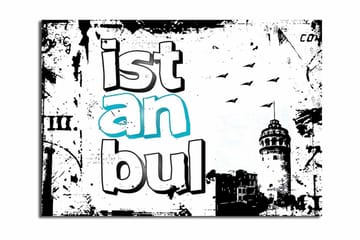 Canvasmålning Dekorativ - Flerfärgad - Inredning - Tavlor & posters - Canvastavla