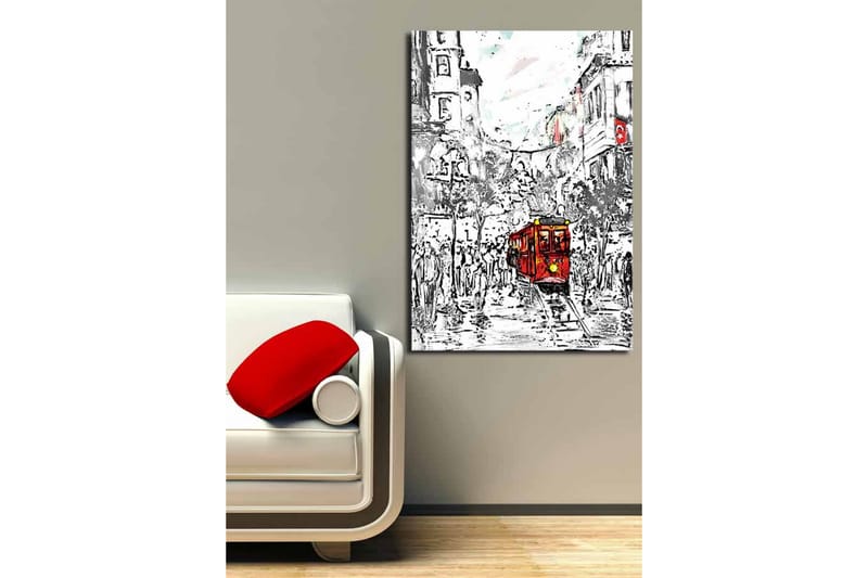 Canvasmålning Dekorativ - Flerfärgad - Inredning - Tavlor & posters - Canvastavla