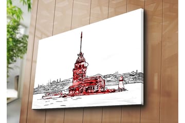 Canvasmålning Dekorativ - Flerfärgad - Inredning - Tavlor & posters - Canvastavla
