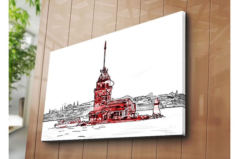 Canvasmålning Dekorativ - Flerfärgad - Inredning - Tavlor & posters - Canvastavla