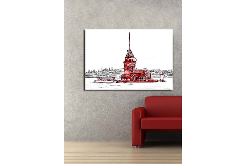 Canvasmålning Dekorativ - Flerfärgad - Inredning - Tavlor & posters - Canvastavla