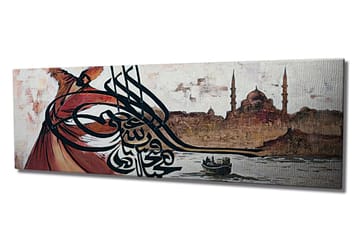 Canvasmålning Dekorativ - Flerfärgad - Inredning - Tavlor & posters - Canvastavla