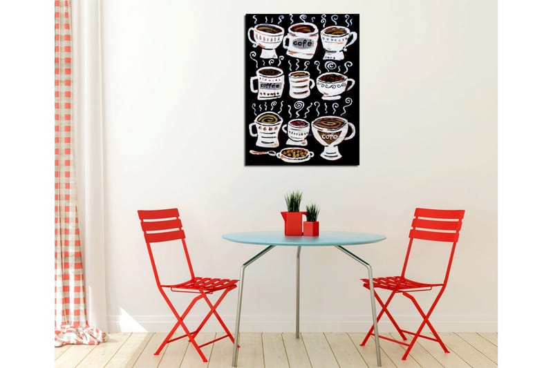 Canvasmålning Dekorativ - Flerfärgad - Inredning - Tavlor & posters - Canvastavla
