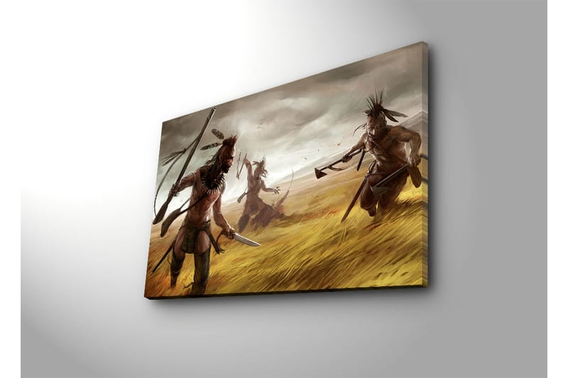 Canvasmålning Dekorativ - Flerfärgad - Inredning - Tavlor & posters - Canvastavla