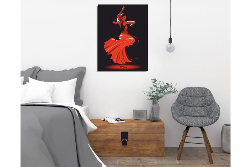 Canvasmålning Dekorativ - Flerfärgad - Inredning - Tavlor & posters - Canvastavla